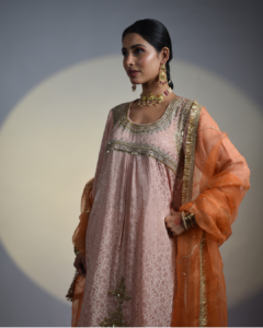 Noor-e-Gul Handcrafted Anarkali Suit Set - Image 8