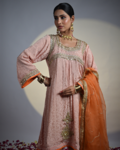 Noor-e-Gul Handcrafted Anarkali Suit Set - Image 2