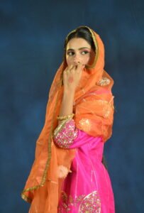 Rangrez Rani Embroidered Kurta Set with Dupatta - Image 5