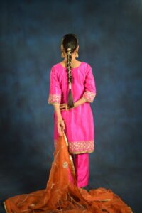 Rangrez Rani Embroidered Kurta Set with Dupatta - Image 16